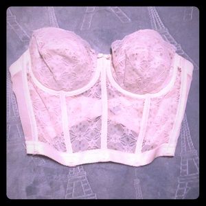 Vintage Sexy Strapless Lace Corset